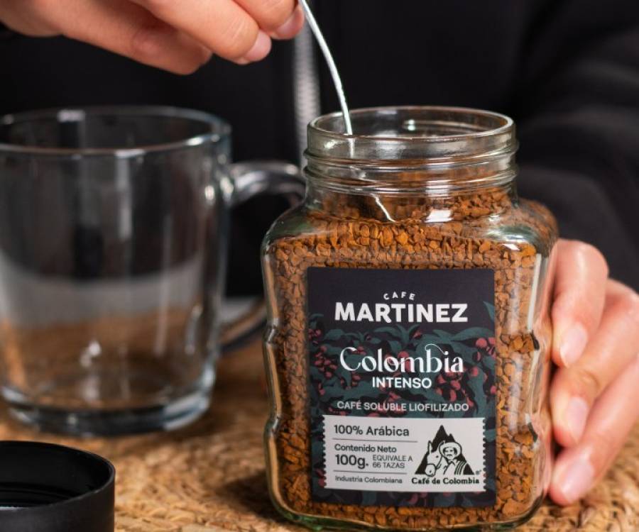 Café Martínez lanza su primer café soluble liofilizado (elaborado con granos 100% arábica de origen colombiano)
