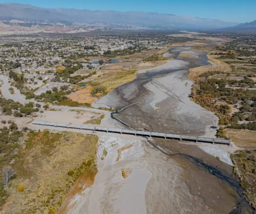 Conectando comunidades: el puente de Santa María tiene un avance del 50%