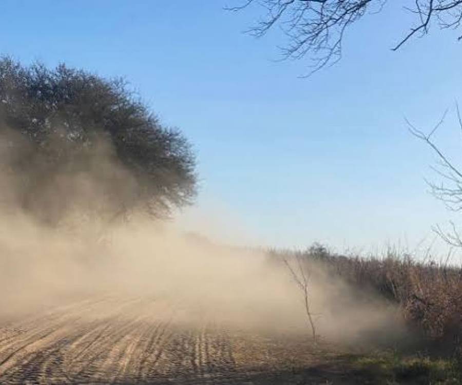 Anuncian un miércoles con ráfagas de hasta 59 km/h en Catamarca