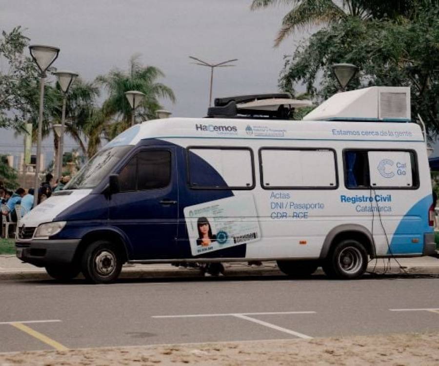 El Móvil de Documentación Rápida llega a más puntos de la Ciudad y la Provincia