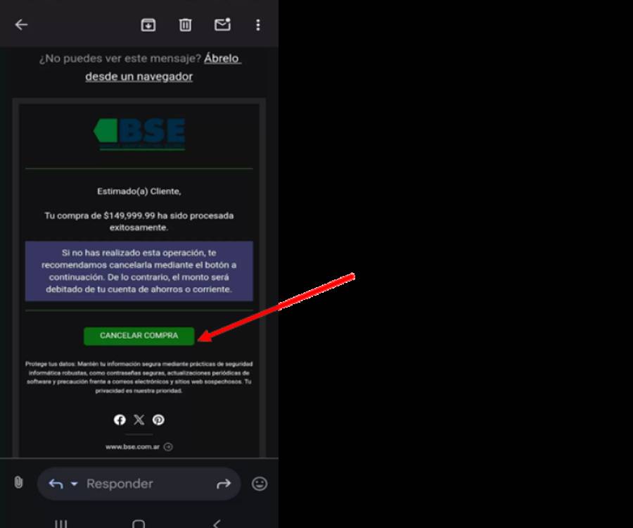 Comunicado de la División Ciberdelitos de la Policía de la Provincia