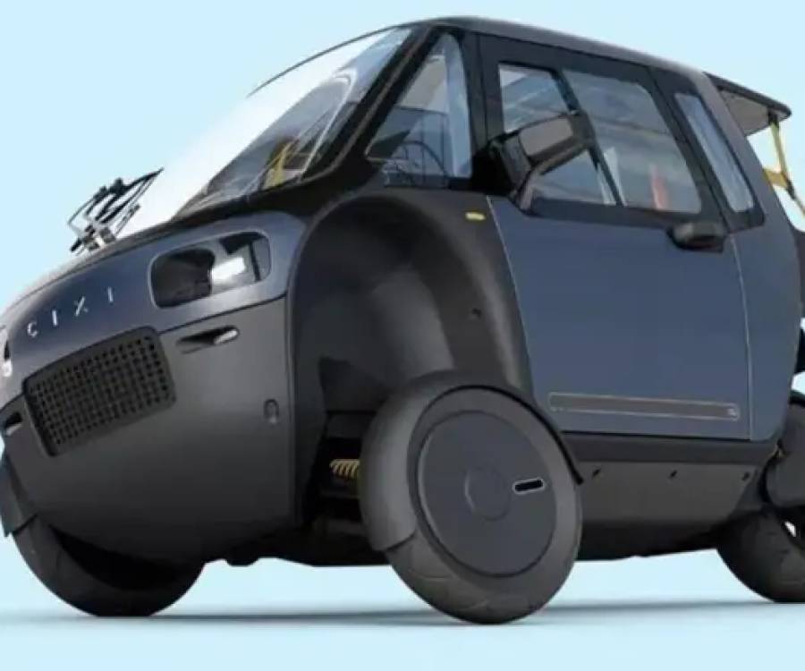 Este es el vehículo del futuro: un triciclo eléctrico