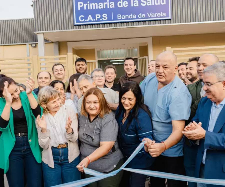 Reinauguraron el CAPS de Banda de Varela