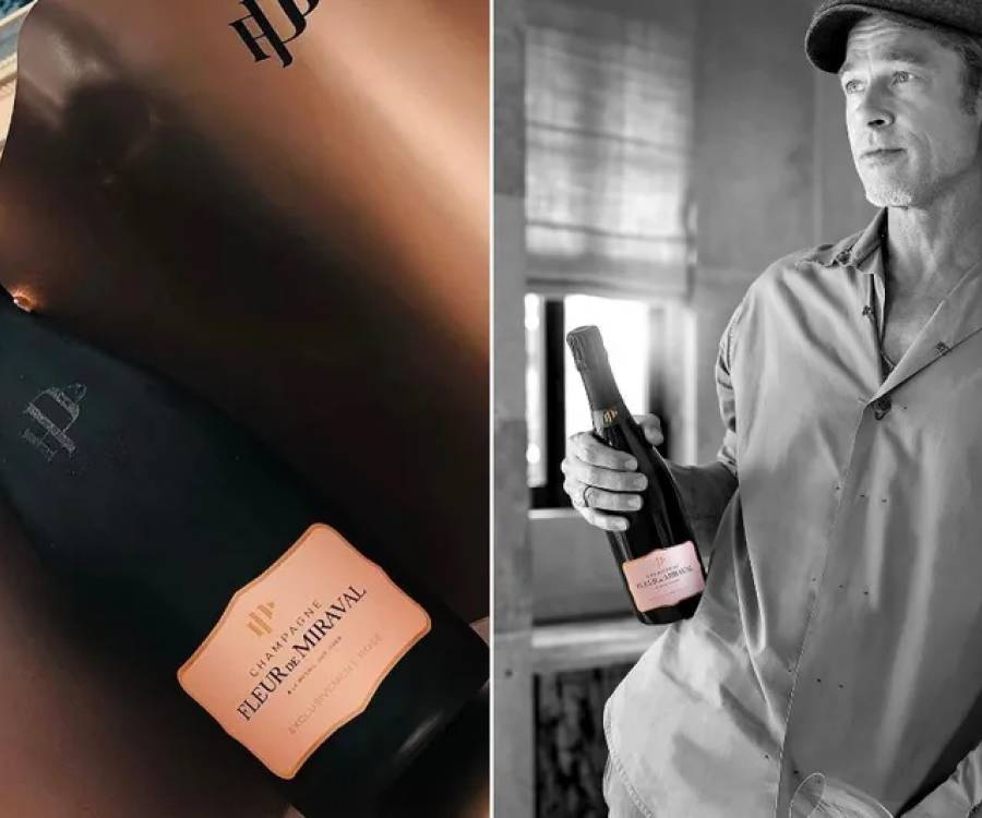 Un champán de Brad Pitt