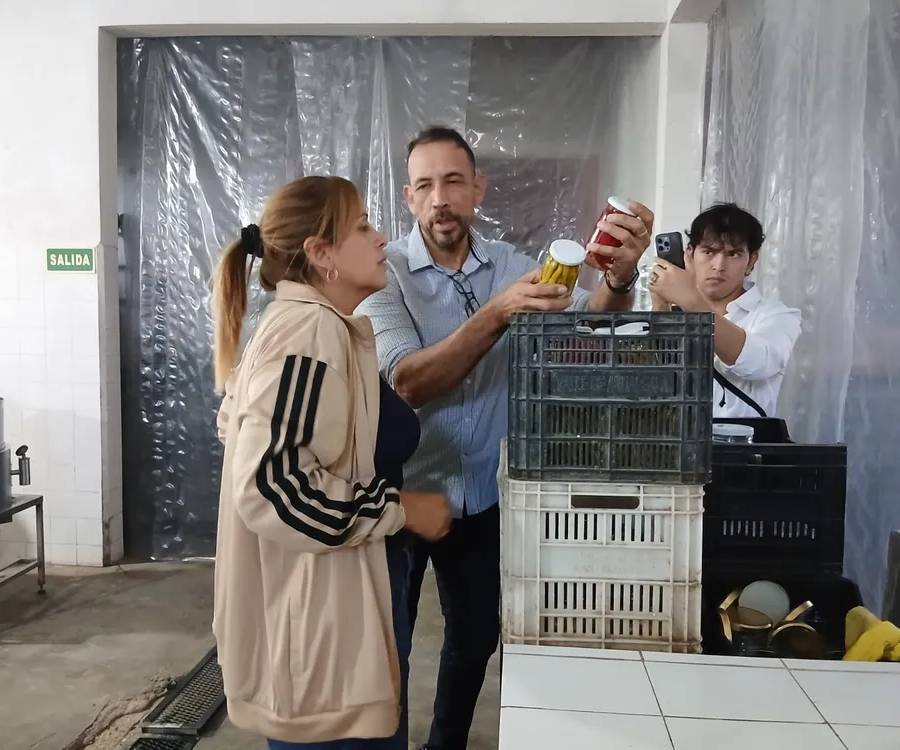 Paola Fedeli visitó el emprendimiento 