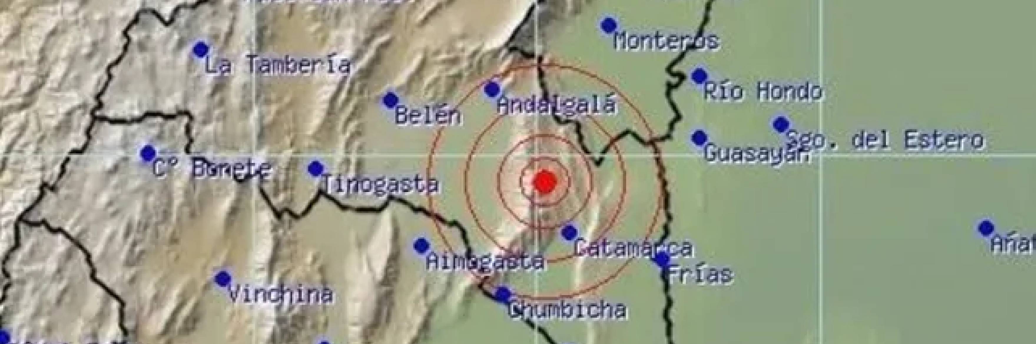 Un muy fuerte sismo de 4.5 grados sacudió Catamarca