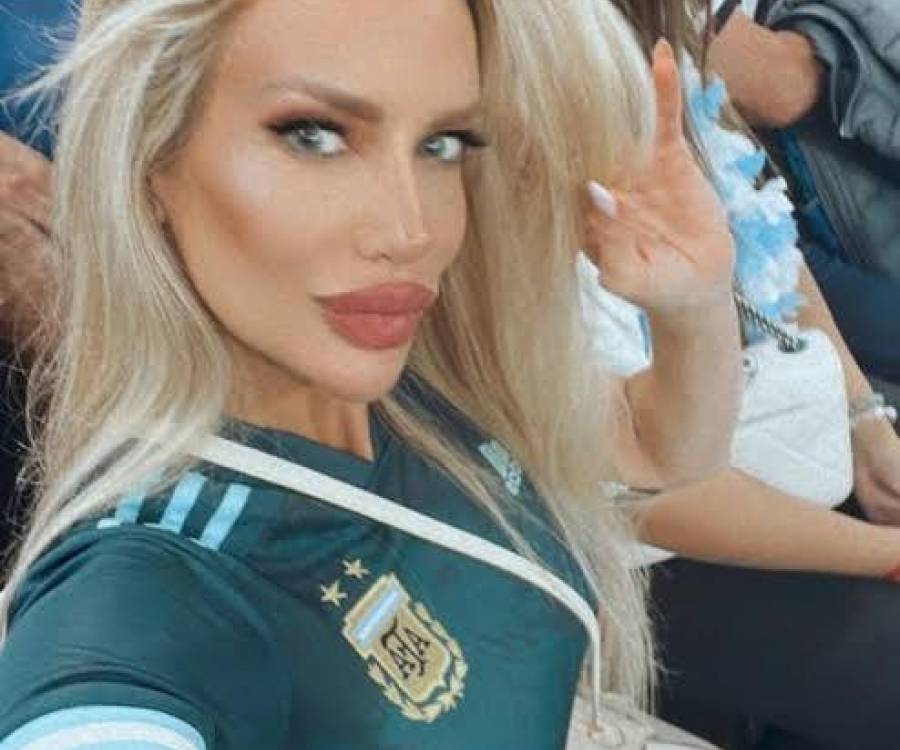 El jugado look que eligió Luciana Salazar para ir a ver a la Selección Argentina a Miami
