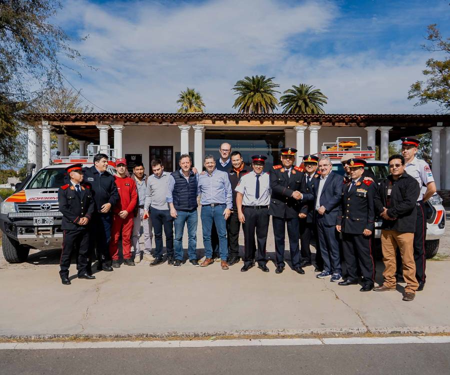 La Provincia reforzará con equipamiento y recursos a los cuarteles de Bomberos Voluntarios
