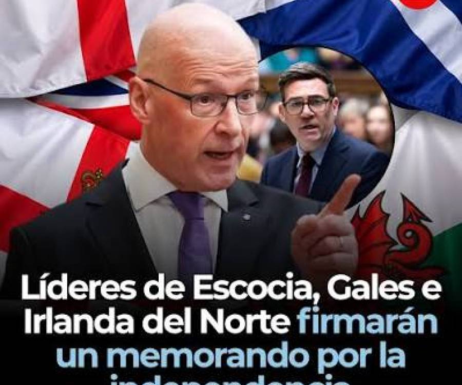 Líderes de Escocia, Gales e Irlanda del Norte firmarán un memorando para impulsar la independencia de sus territorios del Reino Unido