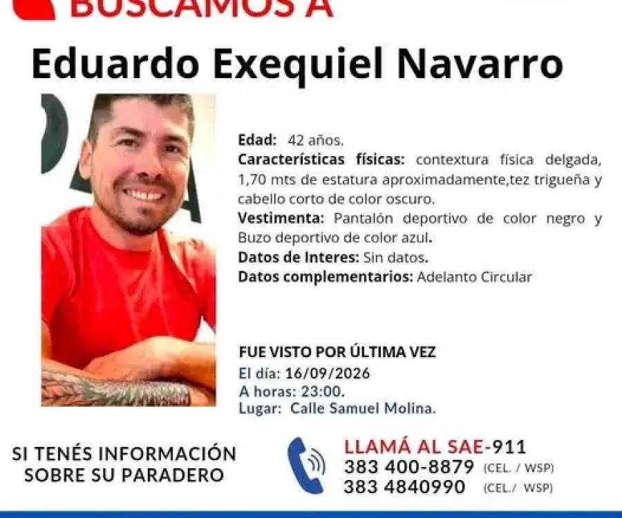 Intensa búsqueda de un hombre desaparecido en Catamarca