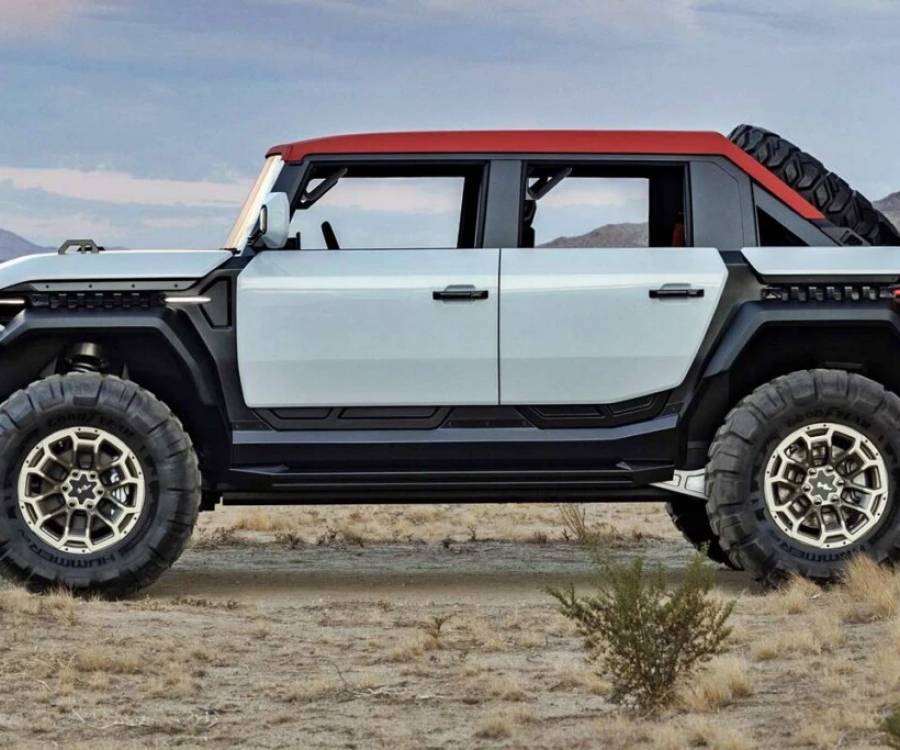 Hummer imaginó un todoterreno eléctrico para perderse con estilo