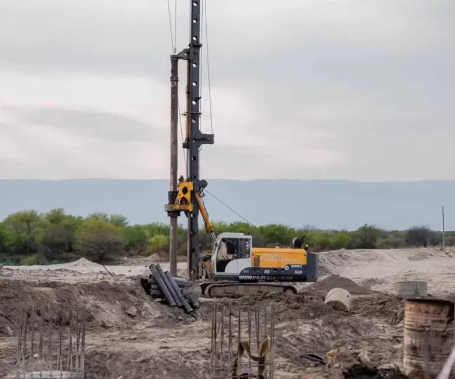 Avanza el Puente de El Pantanillo, una obra para mejorar el acceso sur de la Capital