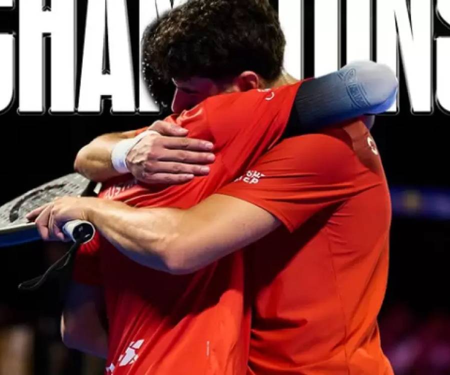 Agustín Tapia y Arturo Coello son tricampeones en Rotterdam