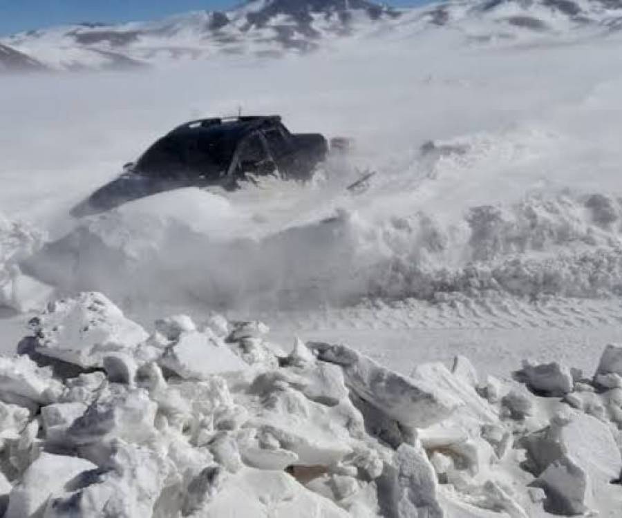 Intensa nevada obligó a restringir nuevamente el acceso al Balcón del Pissis